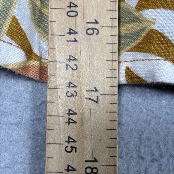 C & C California Mini Skirt Women's Medium Floral Tropical Hawaiian 100% Linen - Picture 3 of 8